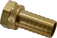 Dixon Valve & Coupling - 1 NH Garden Hose Fitting - Brass, Long Shank Female Swivel Connector - USA Tool & Supply