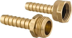 Dixon Valve & Coupling - 3/4 NH Garden Hose Fitting - Brass, Long Shank Male/Female Set Connector - USA Tool & Supply