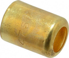 Dixon Valve & Coupling - 0.478" ID Hose Ferrule - Brass, 0.69" Long - USA Tool & Supply