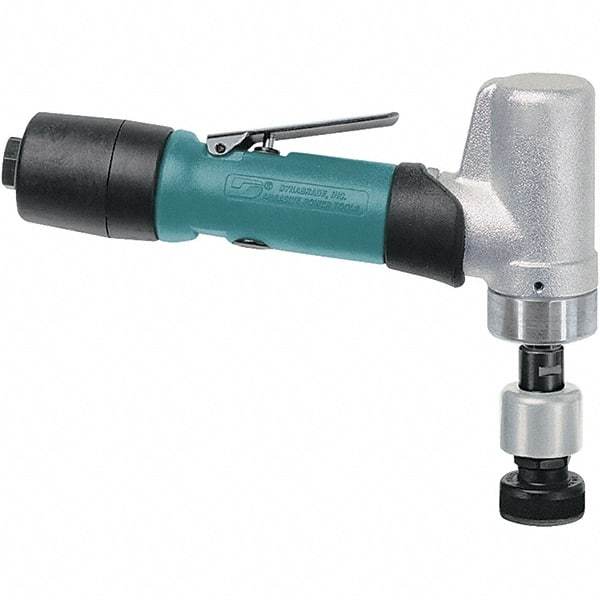 Dynabrade - 3,200 OPM, 24 CFM Air Consumption, Right Angle Air Orbital Sander - Round Pad, 1/4 NPT Inlet - USA Tool & Supply