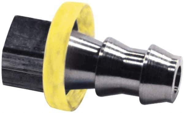Dixon Valve & Coupling - 3/8" ID 1/2 UN Barbed Push On Female Connector - 5/16" OD, Brass - USA Tool & Supply