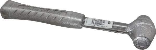 American Hammer - 2 Lb Head 1" Face Lead Alloy Nonmarring Lead Hammer - 11-1/2" OAL, Aluminum Handle - USA Tool & Supply