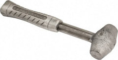 American Hammer - 3 Lb Head 1-1/2" Face Lead Alloy Nonmarring Lead Hammer - 12" OAL, Aluminum Handle - USA Tool & Supply