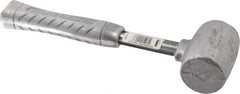 American Hammer - 6 Lb Head 2" Face Lead Alloy Nonmarring Lead Hammer - 12" OAL, Aluminum Handle - USA Tool & Supply