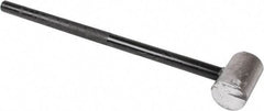 American Hammer - 18 Lb Head 3-1/2" Face Lead Alloy Nonmarring Lead Hammer - 29" OAL, Aluminum Handle - USA Tool & Supply