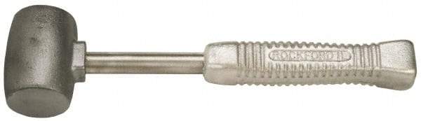 American Hammer - 5 Lb Head 2" Face Zinc Aluminum Alloy Nonmarring Hammer - 13-1/2" OAL - USA Tool & Supply