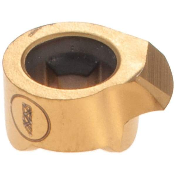 Iscar - 8MT005GIQL Grade IC528, Carbide Grooving Insert - 1.5mm Max Depth of Cut, Neutral, 0.05mm Corner Radius, TiCN/TiN Finish - USA Tool & Supply