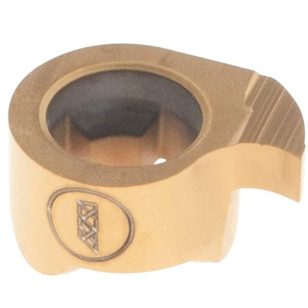 Iscar - 8150005GIQL Grade IC528, 1.5mm Cutting Width Carbide Grooving Insert - 1.5mm Max Depth of Cut, Left Hand, 0.05mm Corner Radius, TiCN/TiN Finish - USA Tool & Supply