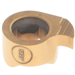 Iscar - 8150005GIQL Grade IC528, 1.5mm Cutting Width Carbide Grooving Insert - 1.5mm Max Depth of Cut, Left Hand, 0.05mm Corner Radius, TiCN/TiN Finish - USA Tool & Supply