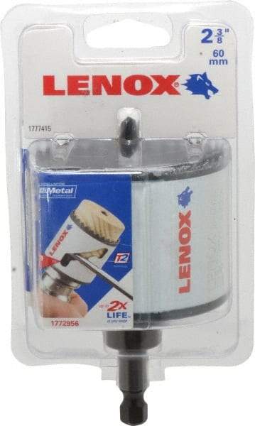 Lenox - 2-5/8" Diam, 1-1/2" Cutting Depth, Hole Saw - Bi-Metal Saw, Toothed Edge - USA Tool & Supply