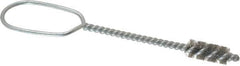 Schaefer Brush - 7/16 Inch Actual Brush Diameter, 1/4 Inch Inside Diameter, Carbon Steel, Plumbing, Hand Fitting and Cleaning Brush - 3/8 Refrigeration Outside Diameter, 1 Inch Brush Length, 11/64 Inch Trim Length, 0.005 Wire, Oval Formed Wire Handle - USA Tool & Supply