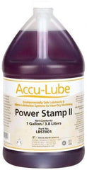 Accu-Lube - Accu-Lube Power Stamp II, 1 Gal Bottle Stamping Fluid - Water Soluble, For Machining - USA Tool & Supply