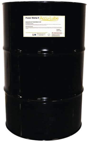 Accu-Lube - Accu-Lube Power Stamp II, 55 Gal Drum Stamping Fluid - Water Soluble, For Machining - USA Tool & Supply