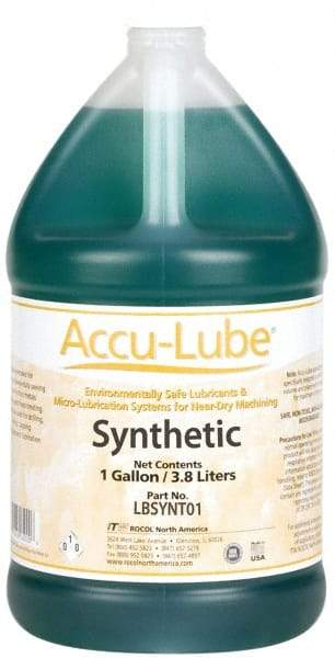 Accu-Lube - Accu-Lube, 1 Gal Bottle Cutting & Sawing Fluid - Synthetic, For Machining - USA Tool & Supply
