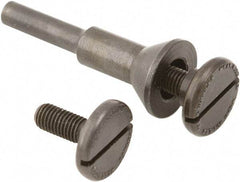 Camel Grinding Wheels - 3/8" Max Diam, Abrasive Mandrel Adapter - 1/4" Min Disc Hardware Diam - USA Tool & Supply
