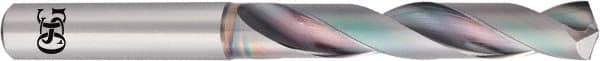OSG - 11.7mm 140° Solid Carbide Jobber Drill - EgiAs Finish, Right Hand Cut, Spiral Flute, Straight Shank, 118mm OAL - USA Tool & Supply