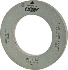 Camel Grinding Wheels - 14" Diam x 5" Hole x 2" Wide Centerless & Cylindrical Grinding Wheel - 80 Grit, Silicon Carbide, Type 1, Vitrified Bond, No Recess - USA Tool & Supply