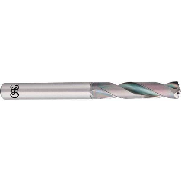 OSG - 37/64" 140° Spiral Flute Solid Carbide Screw Machine Drill Bit - USA Tool & Supply