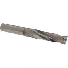 OSG - 1/2" 180° Spiral Flute Solid Carbide Screw Machine Drill Bit - USA Tool & Supply