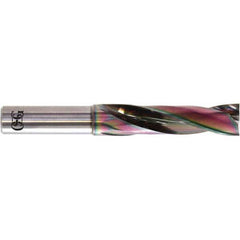 Screw Machine Length Drill Bit: 0.0315″ Dia, 0 °, Solid Carbide EgiAs Finish, Right Hand Cut, Spiral Flute, Straight-Cylindrical Shank, Series 5700