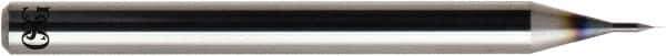 OSG - 0.05mm, 120° Point, Solid Carbide Micro Drill Bit - 38mm OAL, 0.3mm Flute Length, 3mm Shank Diam, Series 5320 - USA Tool & Supply