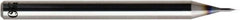 OSG - 0.05mm, 120° Point, Solid Carbide Micro Drill Bit - 38mm OAL, 0.3mm Flute Length, 1/8" Shank Diam, Series 5320 - USA Tool & Supply