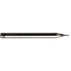 OSG - 0.08mm, 120° Point, Solid Carbide Micro Drill Bit - USA Tool & Supply