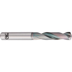 OSG - 4.9mm 140° Spiral Flute Solid Carbide Screw Machine Drill Bit - USA Tool & Supply