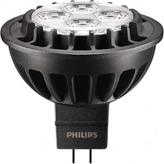 LED Lamp: Flood & Spot Style, 7 Watts, MR16, 2-Pin Base 12V, 2,700 ° K, 430 Lumens, Dimmable, 25,000 hr Avg Life