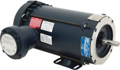 Leeson - 1 hp 1,800 Max RPM Explosion Proof Motor - 56C NEMA Frame, 230/460 Volts, 85.5% Efficiency at Full Load - USA Tool & Supply