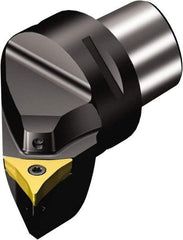 Sandvik Coromant - Left Hand Cut, Size C4, CP-A1108 Insert Compatiblity, Modular Turning & Profiling Cutting Unit Head - 27mm Ctr to Cutting Edge, 50mm Head Length, Through Coolant, Series CoroTurn Prime - USA Tool & Supply