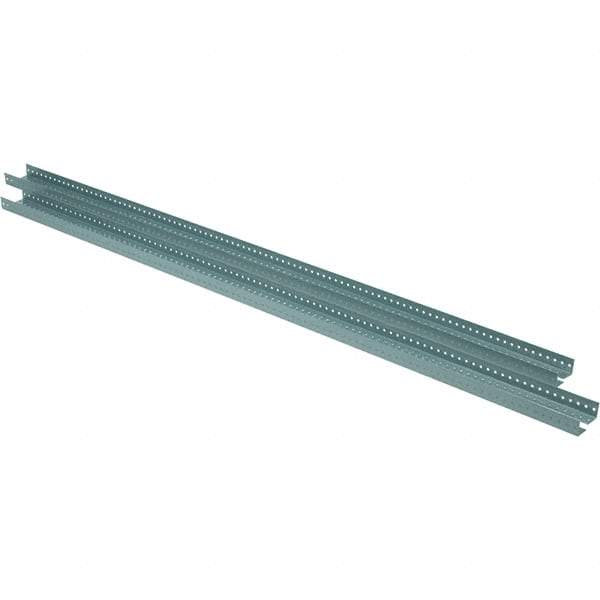 Value Collection - 1.92" Wide, 96 High, Open Shelving Accessory/Component - 13 Gauge Steel, Powder Coat Finish, Use with High Capacity Storage Racks - USA Tool & Supply