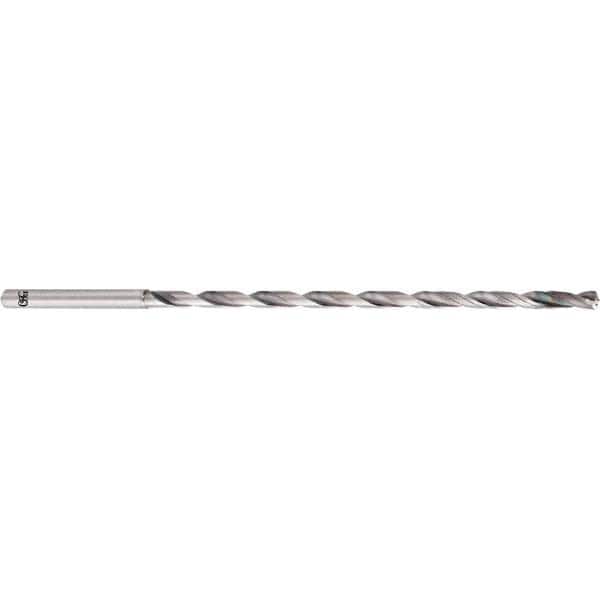 OSG - 9.8mm 140° 2-Flute Solid Carbide Extra Length Drill Bit - USA Tool & Supply