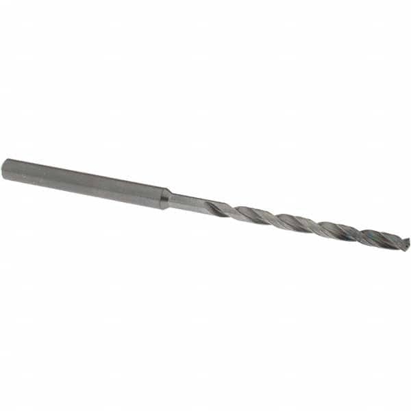 OSG - 4.2mm 140° Spiral Flute Solid Carbide Taper Length Drill Bit - USA Tool & Supply