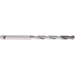 OSG - #3 140° Spiral Flute Solid Carbide Taper Length Drill Bit - USA Tool & Supply