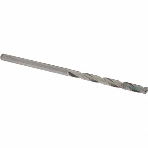 OSG - 3/16" 140° Spiral Flute Solid Carbide Taper Length Drill Bit - USA Tool & Supply