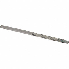 OSG - 3/16" 140° Spiral Flute Solid Carbide Taper Length Drill Bit - USA Tool & Supply