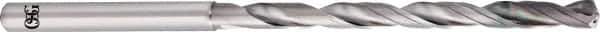 OSG - 4.4mm, 140° Point, Spiral Flute, Solid Carbide Taper Length Drill Bit - EgiAs Finish, 60mm Flute Length, 115mm OAL, Series 6530 - USA Tool & Supply