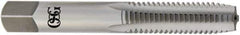 OSG - 9/16-12 UNC, H3, 4 Flute, Plug Chamfer, Bright Finish, High Speed Steel Hand STI Tap - 4-1/32" OAL, 1-13/16" Thread Length, 0.406" Square Size, 3B Class of Fit, Series 126 - USA Tool & Supply