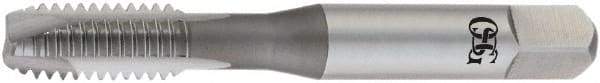 OSG - M8x1.25 Metric, D3, 3 Flutes, Plug Chamfer, Bright Finish, High Speed Steel Spiral Point STI Tap - 2-15/16" OAL, 0.381" Shank Diam, 1-1/4" Thread Length, 0.286" Square Size, 6H Class of Fit, Series 127 - Exact Industrial Supply