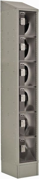 LockUp - 6 Door, 6 Tier, Electronic Access Lockers - USA Tool & Supply
