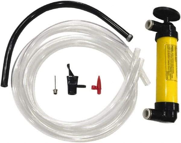 lumax - Oil & Fuel Lubrication 3 Gal/min Flow Polypropylene Lever Hand Pump - Use with Gasoline, Engine Oil & Oil-Based Fluids - USA Tool & Supply