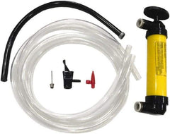 lumax - Oil & Fuel Lubrication 3 Gal/min Flow Polypropylene Lever Hand Pump - Use with Gasoline, Engine Oil & Oil-Based Fluids - USA Tool & Supply