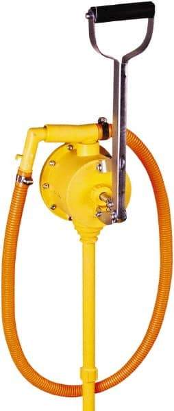 lumax - Corrosive Lubrication 0.10 Gal/Turn Flow Polypropylene Lever Hand Pump - For 15 to 55 Gal Container - USA Tool & Supply