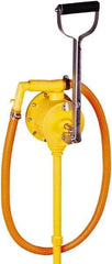 lumax - Corrosive Lubrication 0.10 Gal/Turn Flow Polypropylene Lever Hand Pump - For 15 to 55 Gal Container - USA Tool & Supply