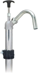 lumax - Oil Lubrication 0.17 Gal/Turn Flow Aluminum & Steel Lever Hand Pump - For 15 to 55 Gal Container - USA Tool & Supply