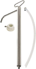 lumax - Water-Based Lubrication 0.06 Gal/Turn Flow Stainless Steel Lever Hand Pump - For 5 Gal Container - USA Tool & Supply