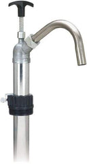 lumax - Water-Based Lubrication 0.17 Gal/Turn Flow Stainless Steel Lever Hand Pump - For 15 to 55 Gal Container - USA Tool & Supply