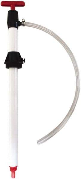 lumax - Oil Lubrication 0.06 Gal/Turn Flow Polypropylene Lever Hand Pump - For 5 Gal Container - USA Tool & Supply