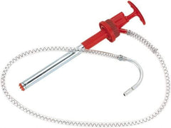 lumax - Oil Lubrication 0.02 Gal/Turn Flow Plastic Lever Hand Pump - For 5 Gal Container - USA Tool & Supply